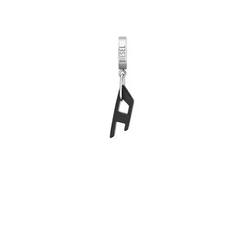 Серьги Diesel All Gender из нержавеющей стали, без украшений, длина 13,3 мм, ширина 3 мм, высота 13,3 мм, сталь,