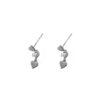 Серьги Frosty Black Love Серьги для летнего костюма Модные маленькие и простые
