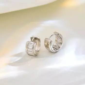 Серьги-гвоздики с пряжкой для ушей, легкие, роскошные, высокого класса, нового стиля для женщин