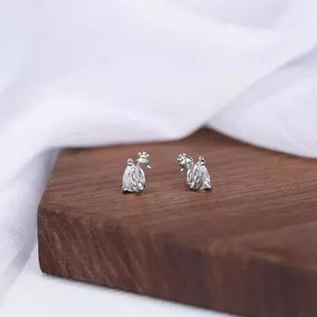 Серьги-гвоздики в форме лебедя для женщин, легкие, роскошные, элегантные, темпераментные, маленькие, с короной, ювелирные изделия из циркония, нишевый дизайн