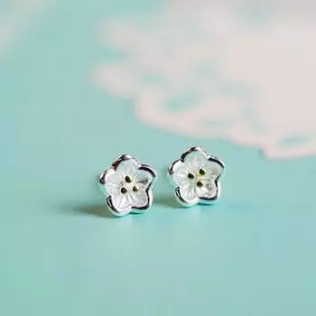Серьги-гвоздики в форме лотоса, женская мода, темперамент, цветочные украшения для ушей, корейская версия, нишевые дизайнерские аксессуары