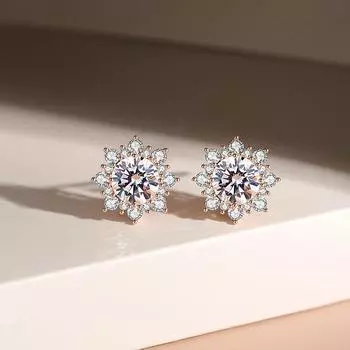 Серьги-гвоздики в виде подсолнуха, женские легкие роскошные корейские модные серьги того же стиля