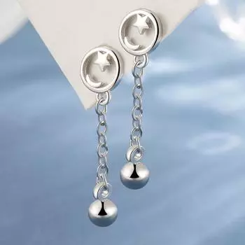 Серьги-гвоздики Xingyue, подвесные бусины, дизайн, модный темперамент с украшениями для ушей