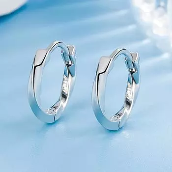 Серьги Ins Cold Wind Simple Браслет Серьги Кольца Niche Design Женские Изящные и Модные Витые Серьги