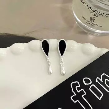 Серьги из агата в форме капли воды, легкие, роскошные, высокого класса, личные, простые, темпераментные серьги, нишевый дизайн