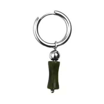 Серьги из бамбука Olive Jade Festival, стишок из бамбука в национальном стиле, серьги из бамбука с уникальным дизайном, новые мужские пряжки для ушей в китайском стиле, нейтральные copper