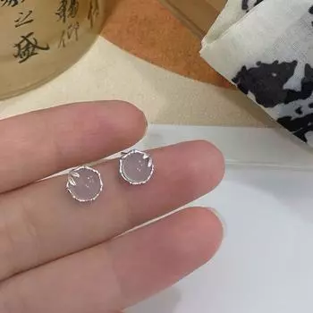 Серьги из белого халцедона, элегантные новые серьги в китайском стиле, легкие, роскошные, высококачественные серьги в виде листьев бамбука