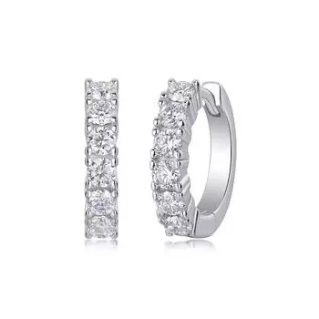 Серьги из серебра 925 пробы, серьги из муассанита, украшения для ушей