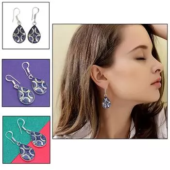 Серьги из тибетской бирюзы и коралла красного цвета в стиле непальского племени 12 г 1,5 1,6 массивный подарок