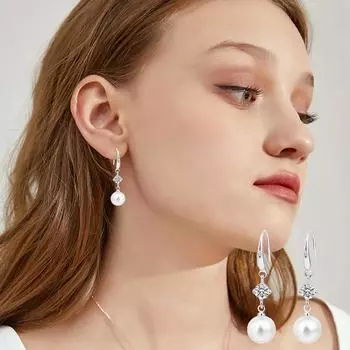 Серьги-капли с жемчугом для женщин, модные золотые гипоаллергенные серьги-подвески, свадебные серьги, украшения для невест One Size