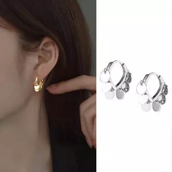 Серьги-кисточки геометрической формы из меди и золота Under the Banyan для женщин gold золотой