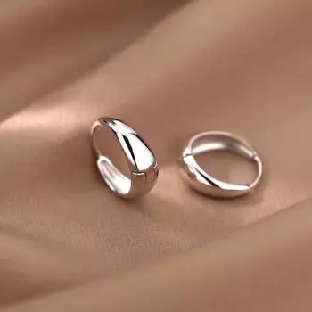 Серьги-кольца из серебра 925 пробы с геометрическим узором, простой темперамент, изысканные сексуальные ювелирные изделия в подарок