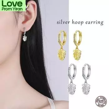 Серьги-кольца из стерлингового серебра 925 пробы, женские, роскошные, минималистичные, винтажные серьги, спящая девушка, оригинальные трендовые, модные ювелирные изделия для вечеринок