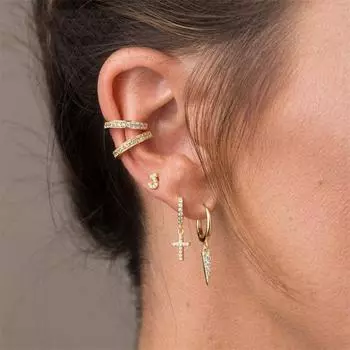 Серьги-кольца из стерлингового серебра 925 пробы для европейских женщин и мужчин, маленькие круглые серьги с фианитами, ювелирные подарки