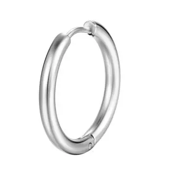 Серьги-кольца Модные гладкие серьги-кольца унисекс One Size