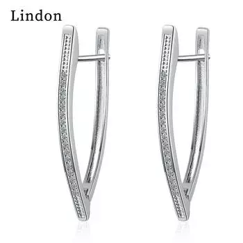 Серьги Lindon, серьги-капли для женщин, подарки на свадьбу золотой