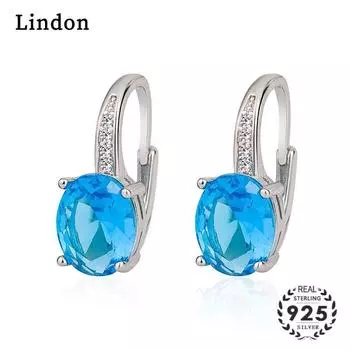 Серьги Lindon Серьги-подвески для женщин Подарки на свадьбу красный