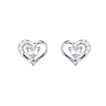 Серьги Love Diamond-incake Hollow, серьги Niche Light Luxury, осенние и зимние, новый женский стиль