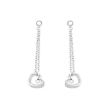Серьги Love Tassel Earrings Простые и простые новые корейские версии