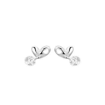 Серьги Niche Design Love Gentle Wind для женщин, высококачественные, стиль Ins, питательные, для пирсинга ушей, украшения для ушей