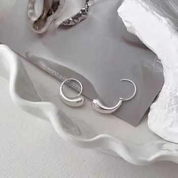 Серьги Новые серьги в форме капли Нишевый дизайн Высококачественный и стильный стиль