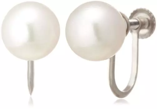 Серьги Omotesando Lecrin SV Акойя Жемчуг Серебро 90038 [Omotesando Lecrin] 7,5 мм