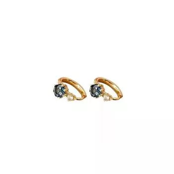 Серьги Planetary Blue Серьги универсальны, легки и роскошны, маленькие и модные