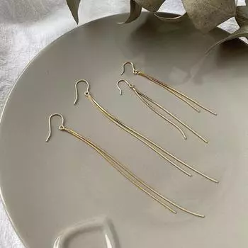 Серьги-подвески из стерлингового серебра S925 Cold Temperament, элегантные, с кисточками, простые и элегантные серьги 925