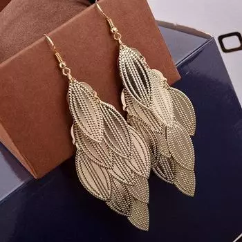 Серьги-подвески женские серьги свисающие женские длинные висячие необычные панк серьги модные ювелирные изделия аксессуары коричневый