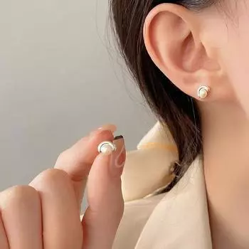 Серьги с жемчугом Yuanbao, легкие, роскошные, высокого класса, в китайском стиле, нишевый дизайн