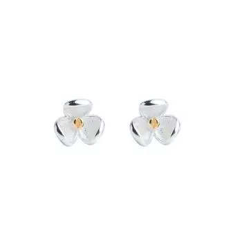 Серьги Sprout Fresh and Elegant Temperament Petal Серьги Простые и универсальные Высококачественные женские