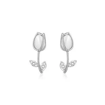Серьги-тюльпаны Niche Design Sense женские серьги новые модные летние легкие роскошные серьги
