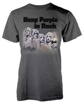 Серая футболка унисекс Deep Purple In Rock 2017 S