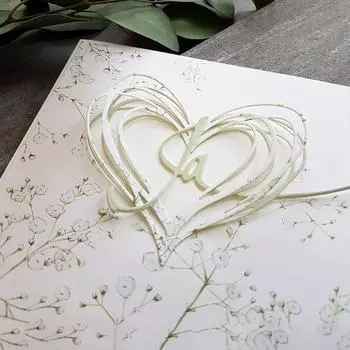 Сердце металлический трафарет DIY Скрапбукинг альбом штамп бумажная карта тиснение ремесло декор