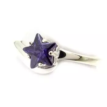 Серебряное кольцо с аметистом Frie