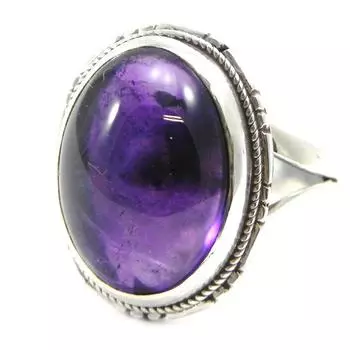 Серебряное кольцо с аметистом Heaven