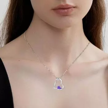 Серебряное ожерелье в форме сердца с черепахой для женщин, маленькая подвеска в виде черепахи, ожерелья в виде океана, пляжные украшения в подарок зелёный