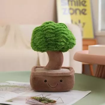 Серия Fun Pot Plush Lucky Bamboo Dragon Borad Tree Plant Мягкая игрушка Мягкое украшение Кукла Денежное дерево Подушка для растения в горшке