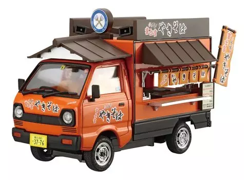 Серия мобильных продаж AOSHIMA Пластиковая модель Fujinomiya Yakisoba 1/24 №7