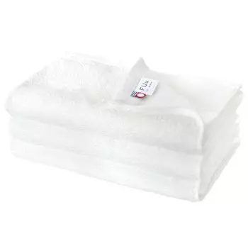 Сертифицированный набор полотенец Bloom Imabari FUu Slim Face для отеля, изготовленный из хлопка, 3 шт., мягкие, пушистые, плотные, впитывающие, характеристики, Япония, 100% (белый)