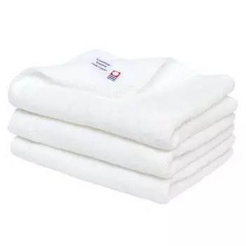 Сертифицированный набор полотенец для лица Bloom Imabari Towel из 3 шт. Характеристики отеля Ciel Впитывают воду Быстросохнущие Сушка в помещении Хлопок Сделано в Японии 100% (белый)