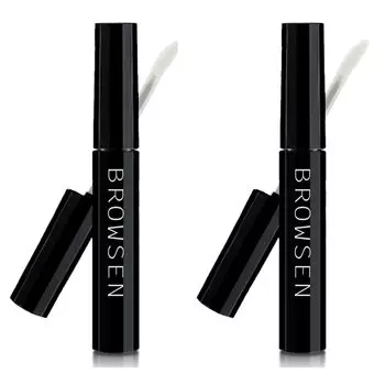 serum that will make you look more BROWSEN Eyebrow serum Developed by an eyebrow specialty store Spend winter with beautiful eyebrows 6ml x 2 bottles чёрный