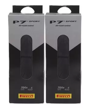 Set of 2 PIRELLI P7 Sport 700c clincher tires (700x28c) [item]