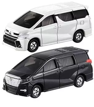 Set of 2 Tomica Toyota NO.12 Alphard (first time NO.84 Vellfire (first time)