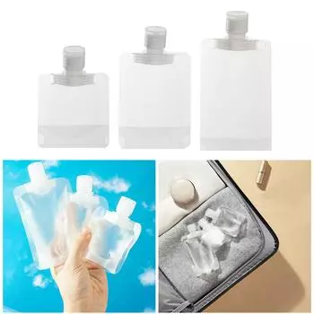 Set of 30 Packing Pouches Lotion Dispenser Bag Plastic Organizers for Shampoo Liquid Efficient Travel Sorting Bags
