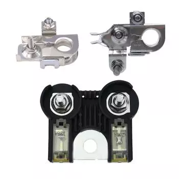Set Of 3 Battery Fuses, Positive / Negative Battery Terminals For Ford F-1502011-14