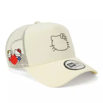 Сетчатая кепка Hello Kitty Collaboration Chrome БЕСПЛАТНО 940AFTR KITTY RHINESTONE SP CHR 14348619 NER36C0317 [New Era] 9FORTYA-Frame