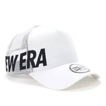 Сетчатая кепка ONSPOTZ Custom Made БЕСПЛАТНО 9Forty Trucker Essential [New Era] Белый/черный A-образный вырез
