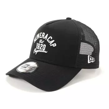 Сетчатая кепка с логотипом в стиле колледжа, черная, БЕСПЛАТНО 940AFTR NEC ARCH LOGO BLK [New Era] 9FORTYA-Frame чёрный