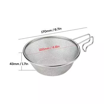 Сетчатый сетчатый фильтр из нержавеющей стали для чашки Sierra Colander